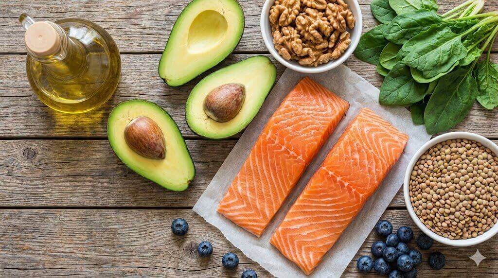 Healthy Mediterranean diet ingredients tailored for IVF success